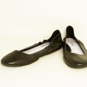 Delman Black Flats